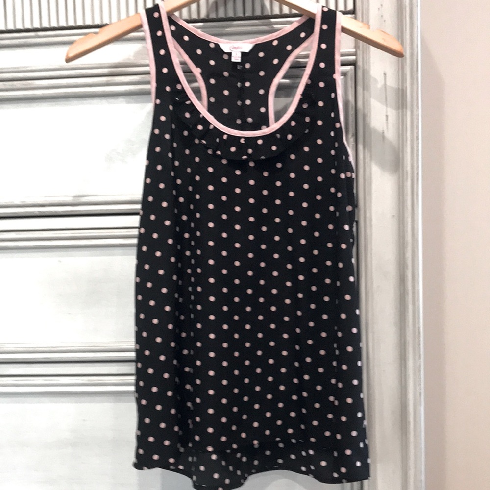 Candies Black & Pink top - Size S